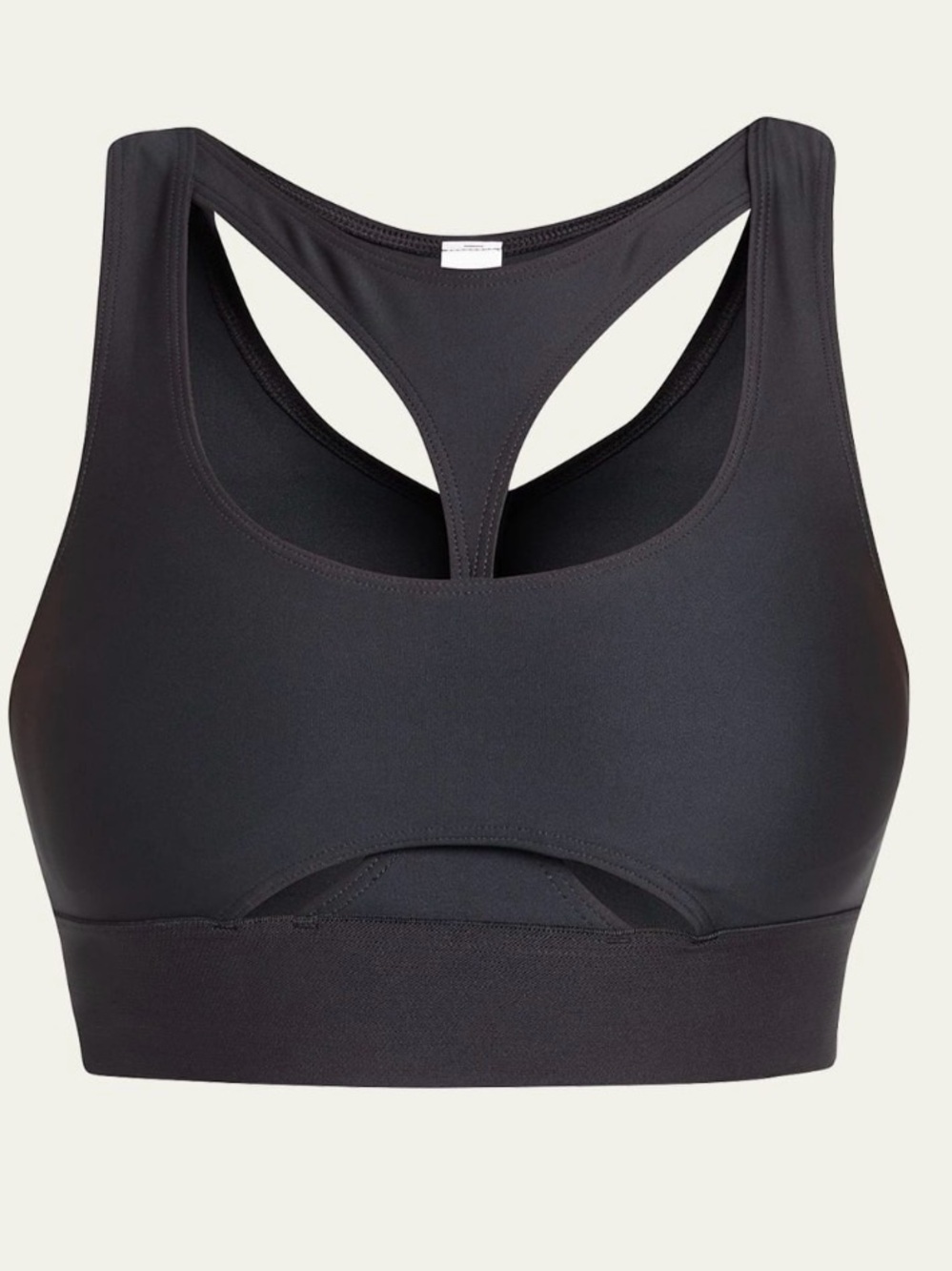 ALO Yoga Black Racerback Cutout Sports Bra